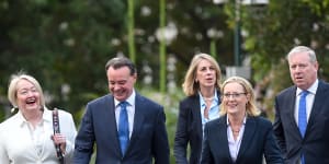 Opposition Leader Michael O’Brien and shadow treasurer Louise Staley have backed the introduction of quotas to increase female representation in the Liberal Party. 
