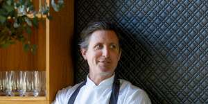 Aubergine owner and chef Ben Willis. 