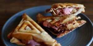  The Nutella and marshmallow jaffle.