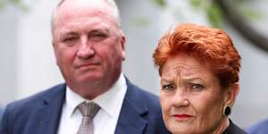 ‘Underestimate Hanson and Joyce at your peril’:Shorten’s warning as One Nation rises