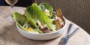 Hail Caesar (salad) at Melbourne's classy new cafe Dame