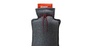 Stoov “Homey” cordless electric hot-water bottle.