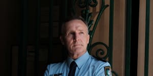 Assistant Commissioner Anthony Crandell,the Commander of Strike Force Parrabell and the former NSW Police Force Corporate Sponsor for Sexuality,Gender Diversity and Intersex.