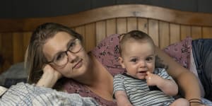 Bodhi,from Melbourne,was given an episiotomy incision during the birth of her son,August,without being informed or given the chance to consent.
