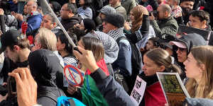 Melbourne pro-Palestine protest as it happened:Four arrested during protest as war in Middle East intensifies