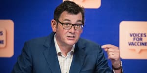 Premier Daniel Andrews has condemned those who break the COVID-19 restrictions.