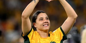 Matildas superstar Sam Kerr is learning a tough lesson some of her male counterparts have long understood.