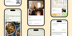 Use the Good Food app map to your advantage and save venues near you.