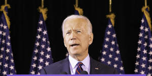 Joe Biden is backing a plan by Democrats to pursue the impeachment of President Donald Trump.