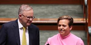 Prime Minister Anthony Albanese and Attorney-General Michelle Rowland. 