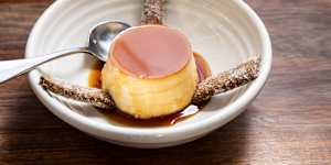 Flan at MoVida.