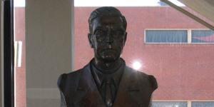 Bust of Ustasha leader Ante Pavelic in the Croatian Club in Footscray.