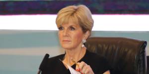 Australian Foreign Minister Julie Bishop said the PNG request came as a surprise.