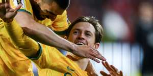 ‘Great chance to shock the favourites’:Rejuvenated Socceroos up for a blue in Japan