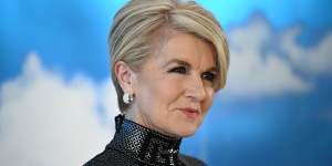 As foreign minister,Julie Bishop favoured high-end brands and international designers.