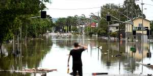 Flooding in Lismore,northern NSW,early last year.