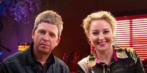 Happy to talk:Noel Gallagher and Zan Rowe in Take 5.
