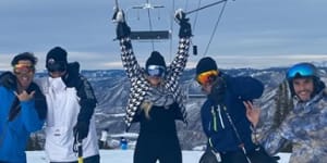 Sydney scions take over millionaire playground in the snow