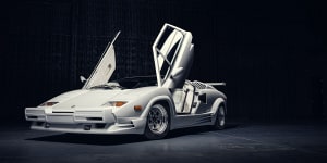 The Lamborghini Countach that’s up for auction.