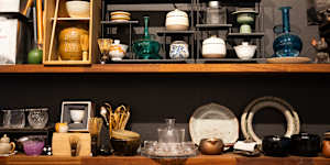 Ms. Cattea sells teaware including cups,teapots,infusers and ceramics. 