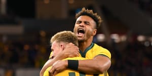 The Australians had plenty to celebrate at Optus Stadium.