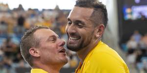 'I was always in his corner':How Hewitt and Kyrgios put the band back together