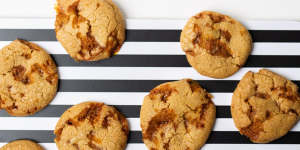 Charlotte Ree's brown butter salted caramel cookies.