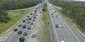 Brisbane traffic:Bruce Highway 8km delays,M1 congestion clears