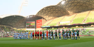 Turf war over AAMI Park clouds A-League kick-off