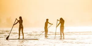 Maui's western coast is easily the world's most beautiful backdrop for a SUP session. 