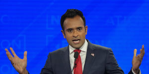 Republican presidential candidate businessman Vivek Ramaswamy.