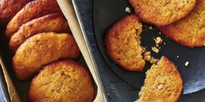 Adam Liaw’s banana biscuits.