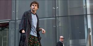 Jesse Eisenberg as Mark Zuckerberg in the 2010 film The Social Network.