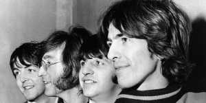 The Beatles in 1968 (from left):Paul McCartney,John Lennon,Ringo Starr and George Harrison.