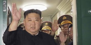 Steaming ahead:Kim arrives in Russia despite US warnings