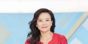 Cheng Lei,the Australian anchor for China's government-run English news channel CGTN. 