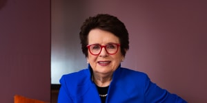 Cricket aces the equality game:Billie Jean King