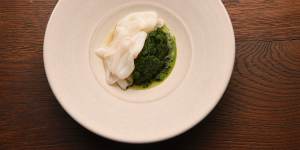 Go-to dish:Arrow squid and parsley braised in clam stock.