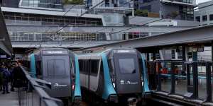 Driverless metro trains.