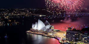 Plenty of Sydneysiders watched the fireworks from home this year.