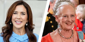 Queen Margrethe and Crown Princess Mary.