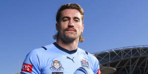 Utility man:Connor Watson plays a crucial role on the NSW bench.