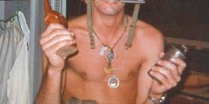 Don Barnby during his service in Vietnam. 