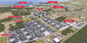 Woodside’s proposed H2Perth hydrogen plant in Kwinana,south of Perth will mainly be powered by gas.