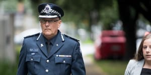 Detectives criticised in Bourke Street report turn up to inquest to eyeball top cop