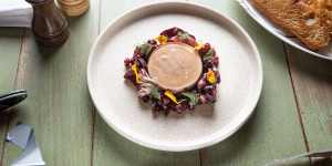 Chicken liver parfait.