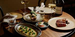 Assorted dishes at Cherrywood at Residence.