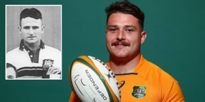 Tomahawks,punch-ups and Bledisloe glory:New Wallaby’s colourful family history
