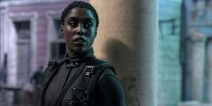 Lashana Lynch as Nomi in No Time to Die. 