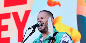 SXSW Sydney will not go ahead in 2026. Its first event was in October 2023,which saw Bow and Arrow (pictured) perform at its Tumbalong Park launch.